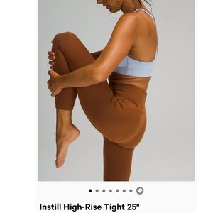 NWT lululemon instill high rise tight 25”